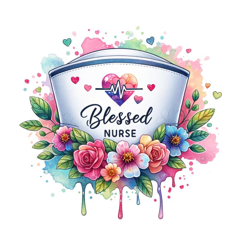 UV DTF decal Stickers cup wraps small decals nurse cancer 79 for Cup, glass, mugs, phone case, car, computer, furniture decals, DIY stickers UV DTF Transfer stickers wraps DIY Crafts