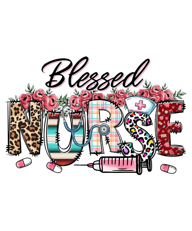 UV DTF decal Stickers cup wraps small decals nurse cancer 204 for Cup, glass, mugs, phone case, car, computer, furniture decals, DIY stickers UV DTF Transfer stickers wraps DIY Crafts