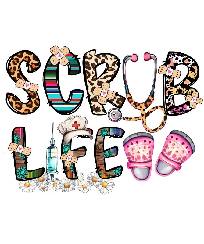 UV DTF decal Stickers cup wraps small decals nurse cancer 179 for Cup, glass, mugs, phone case, car, computer, furniture decals, DIY stickers UV DTF Transfer stickers wraps DIY Crafts