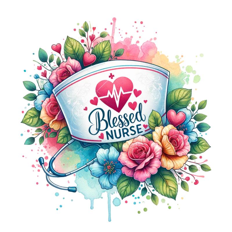 UV DTF decal Stickers cup wraps small decals nurse cancer 128 for Cup, glass, mugs, phone case, car, computer, furniture decals, DIY stickers UV DTF Transfer stickers wraps DIY Crafts