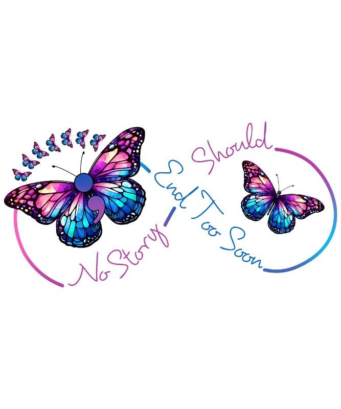 UV DTF decal Stickers cup wraps small decals mental heath 3 for Cup, glass, mugs, phone case, car, computer, furniture decals, DIY stickers UV DTF Transfer stickers wraps DIY Crafts