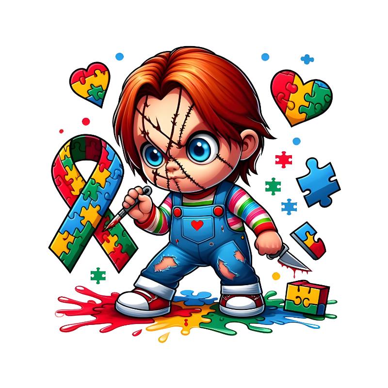 Heat transfers Iron on stickers  puzzle 2 for Tshirts Iron on Decal Patches Stickers Clothes Hat Pillows DIY Crafts