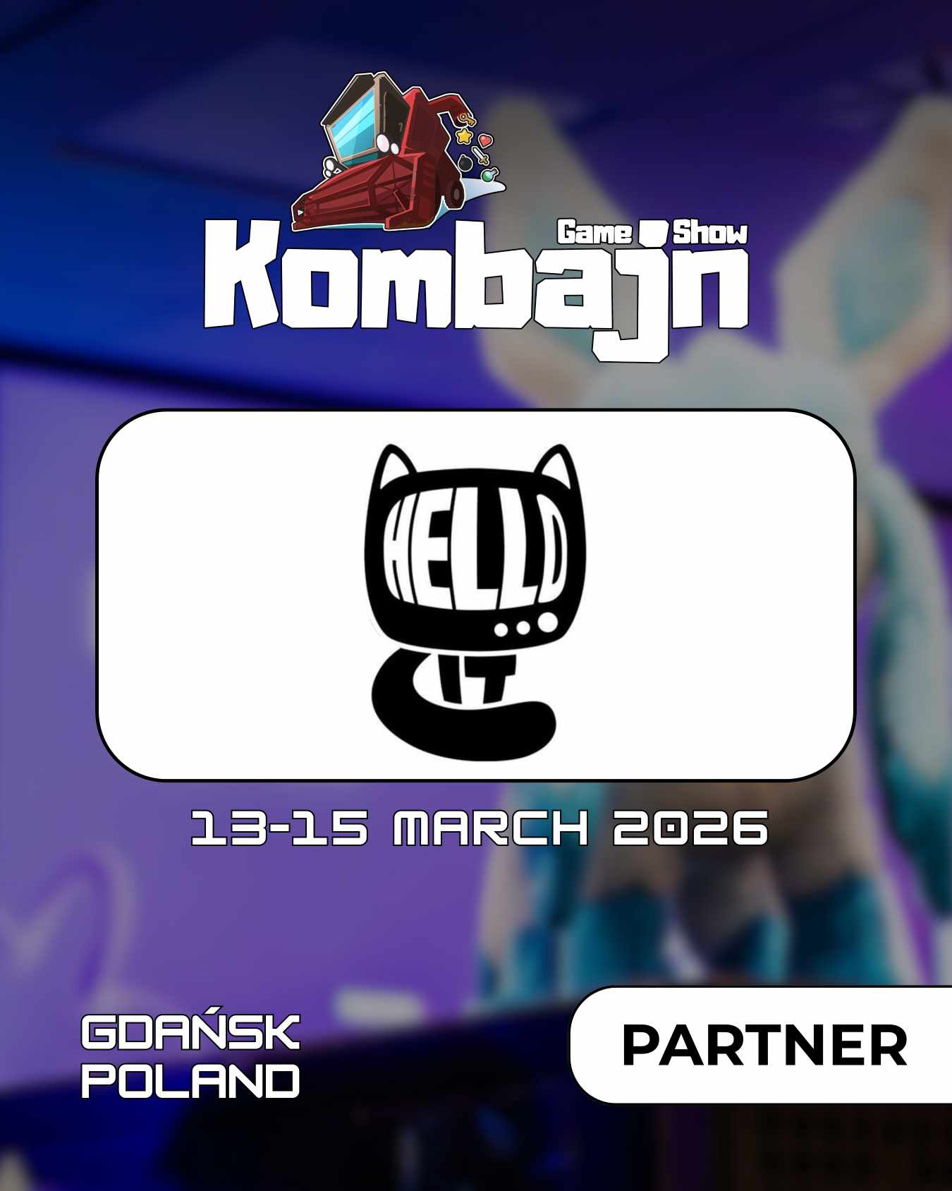 HelloIT partnerem Kombajn Game Show 2026 😎