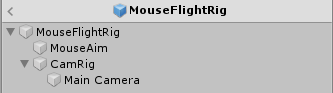 Mouse flight rig