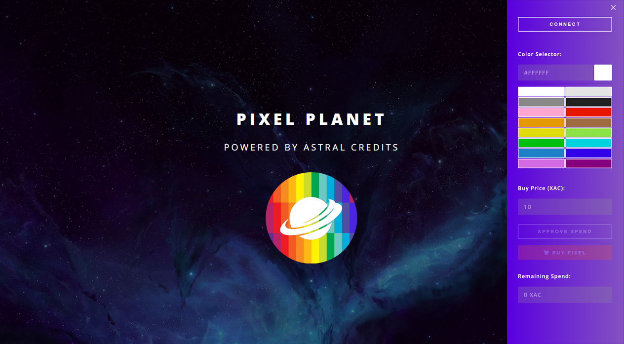 Pixel Planet | Powered by Astral Credits (XAC)