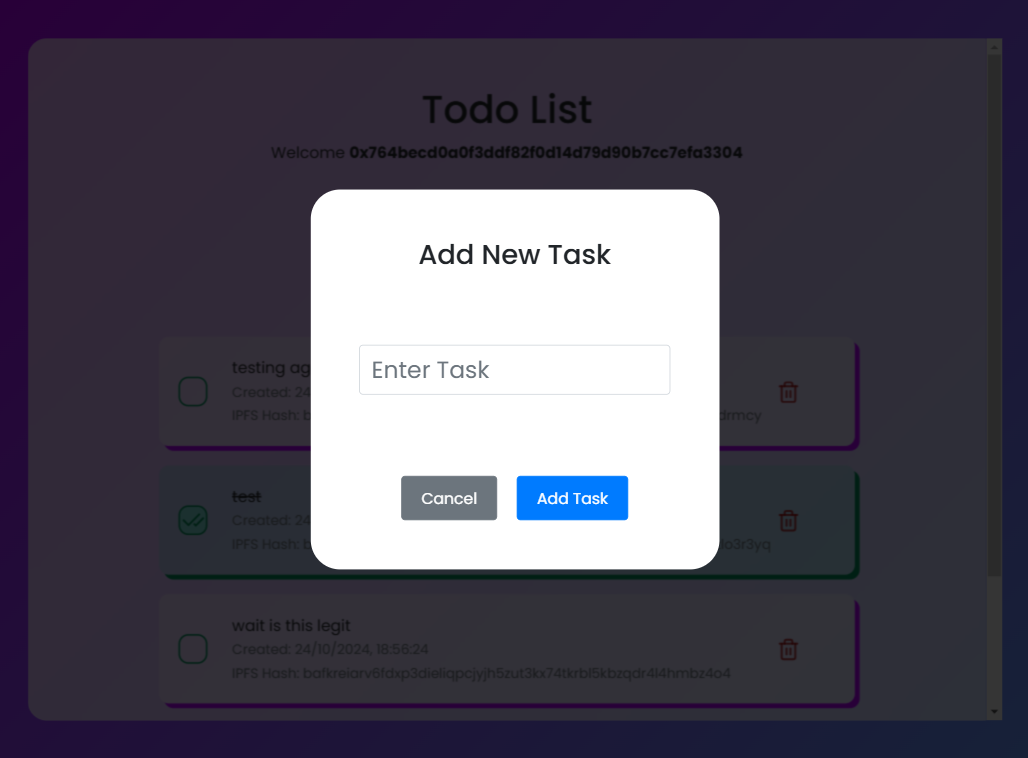 add task