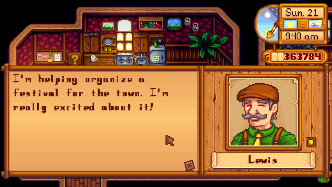 Screenshot of an AI-generated conversation with Mayor Lewis