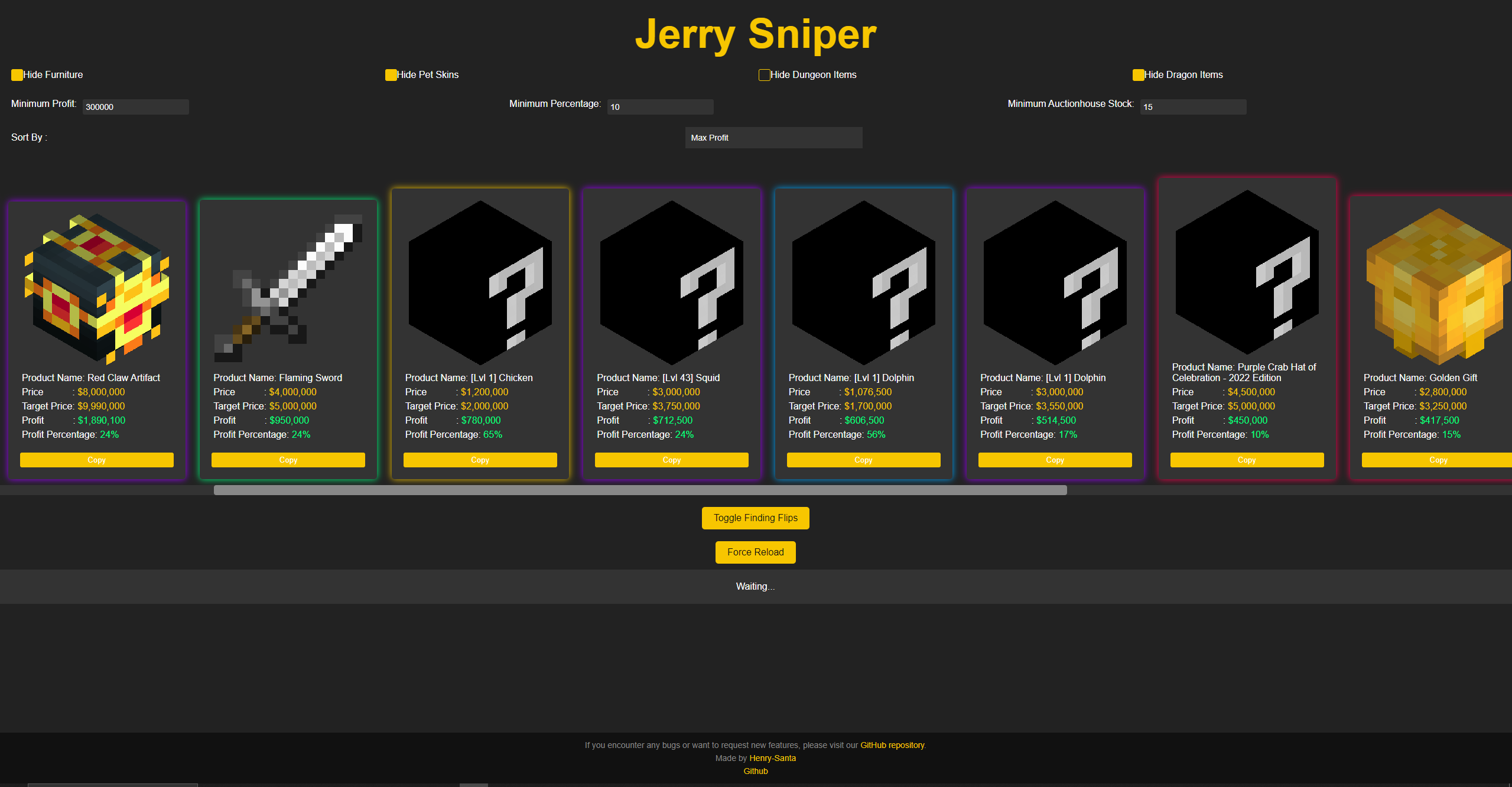 Jerry Sniper UI