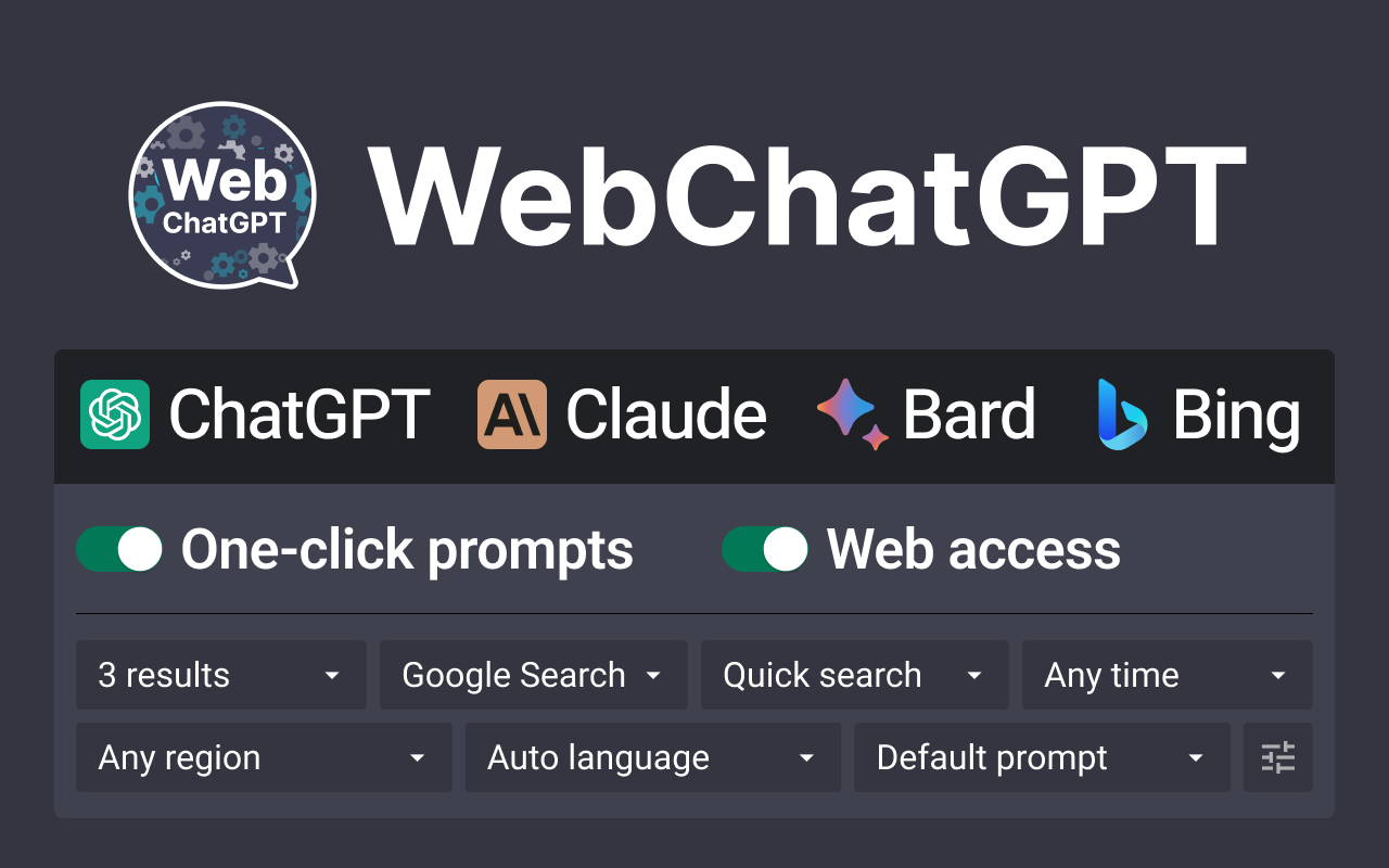 WebChatGPT To Connect ChatGPT To The Internet