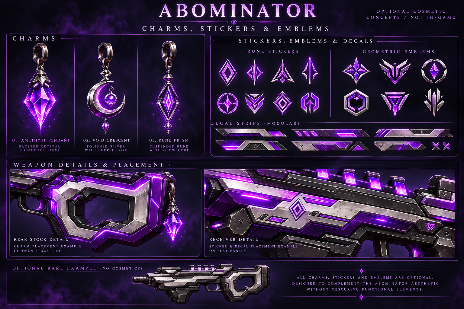 Charms and emblem candidates