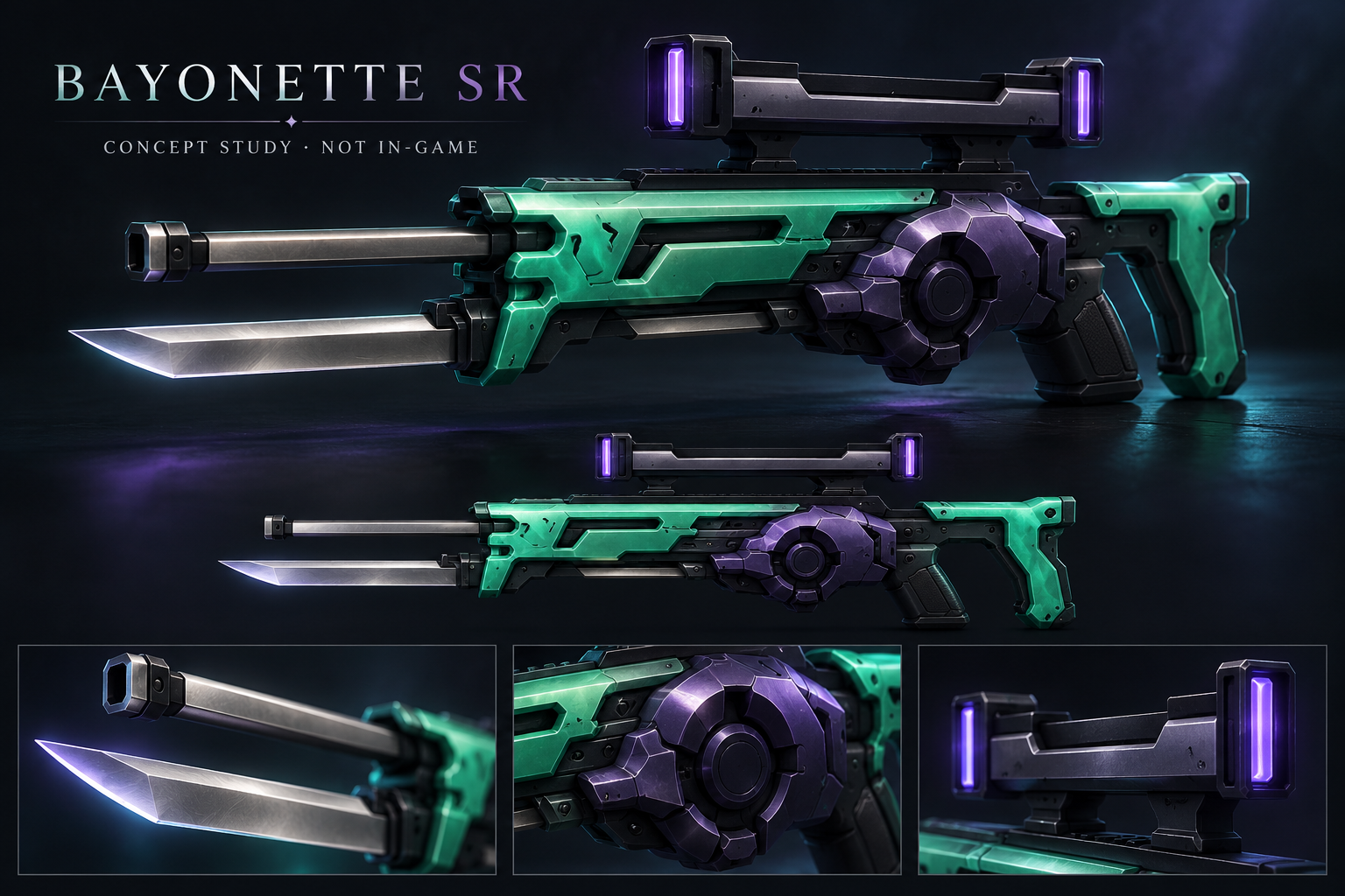 Bayonette SR selected concept candidate, not an in-game screenshot