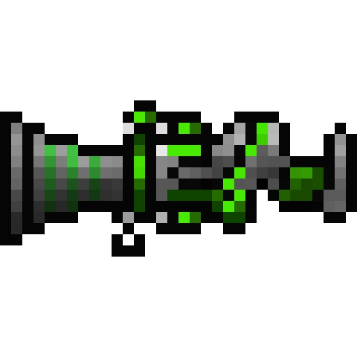 Actual released item sprite, nearest-neighbour enlargement