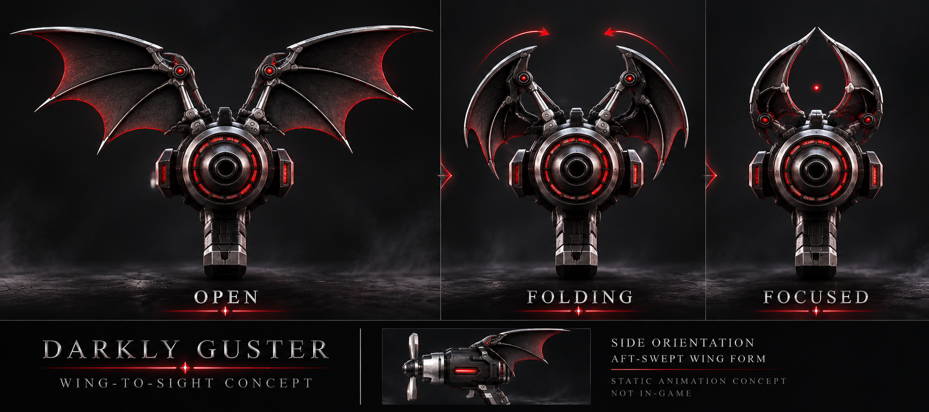 Corrected wings and focus transition
