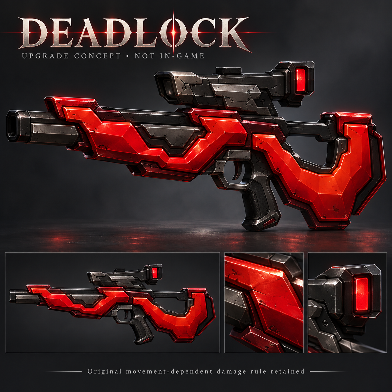 Deadlock crimson and graphite upgrade concept