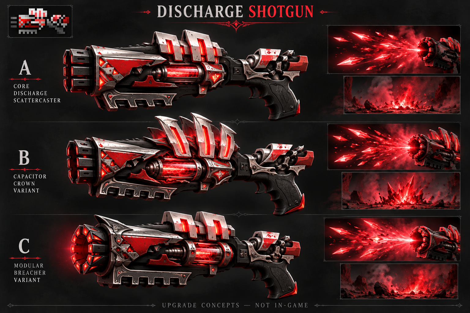 Three original upgrade concepts