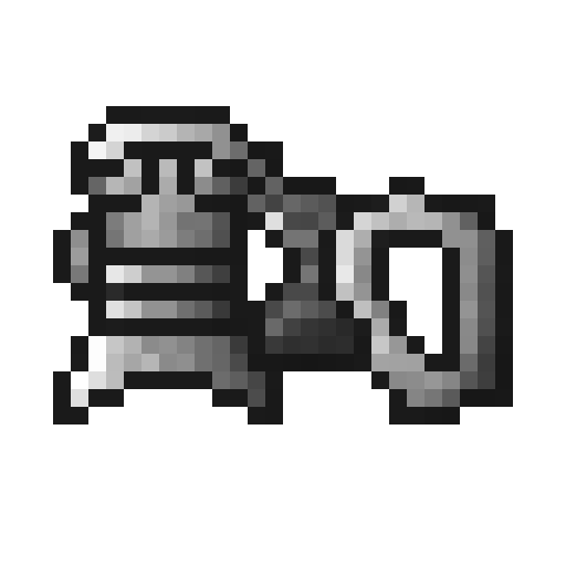 Actual released item sprite, enlarged without smoothing
