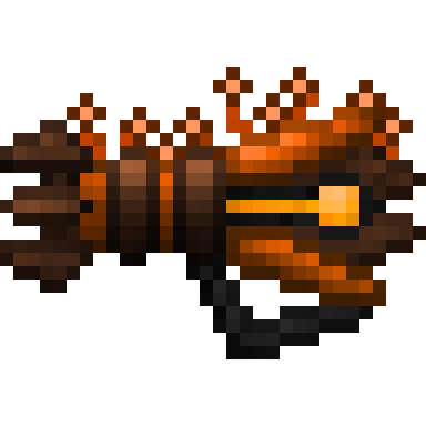 Nearest-neighbor enlargement of the released Hive Blaster sprite