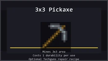 3x3 Pickaxe