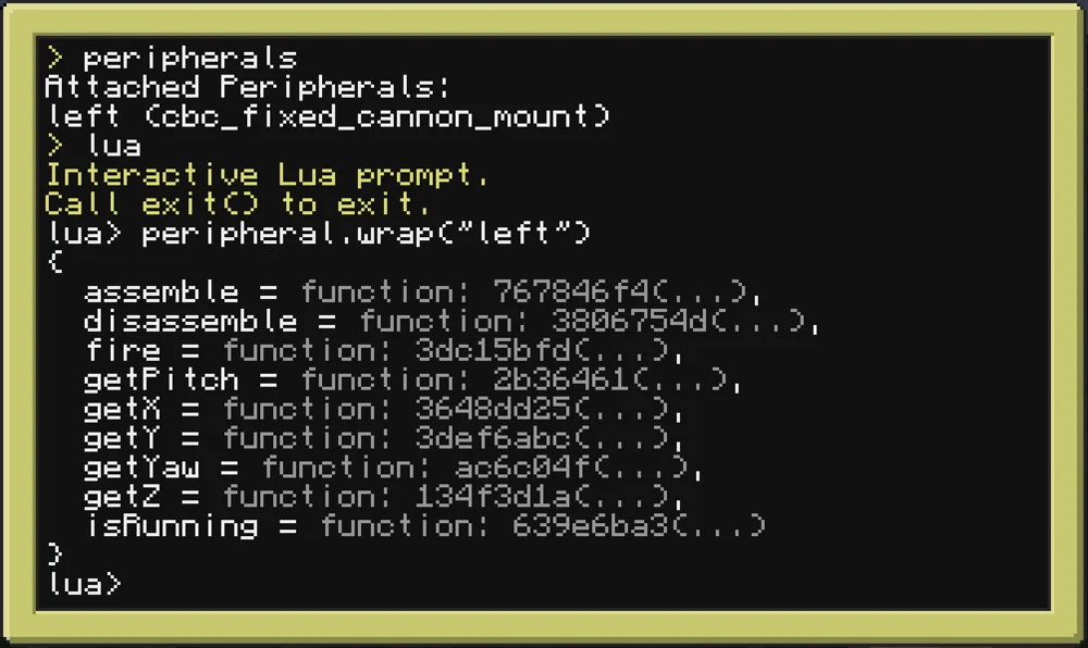 Create Big Cannons: Peripherals