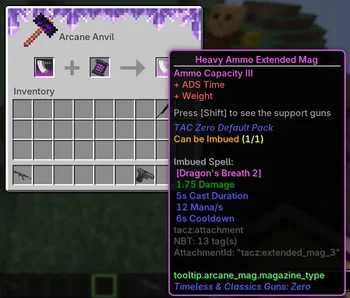 ArcaneMag - TaCZ × Iron's Spells Addon