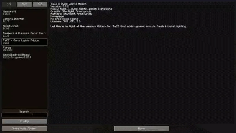 TaCZ x Guns Lights Addon [NEW] 2.9.0