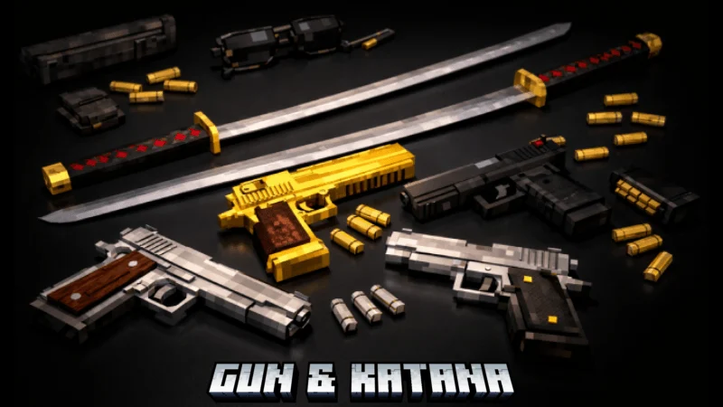 Gun and Katana