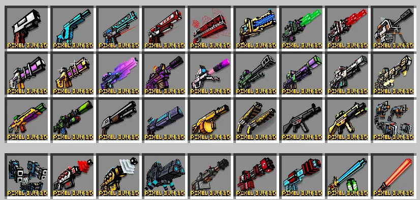 [TaCZ]Pixel Gun 3D  Classic Gun Pack