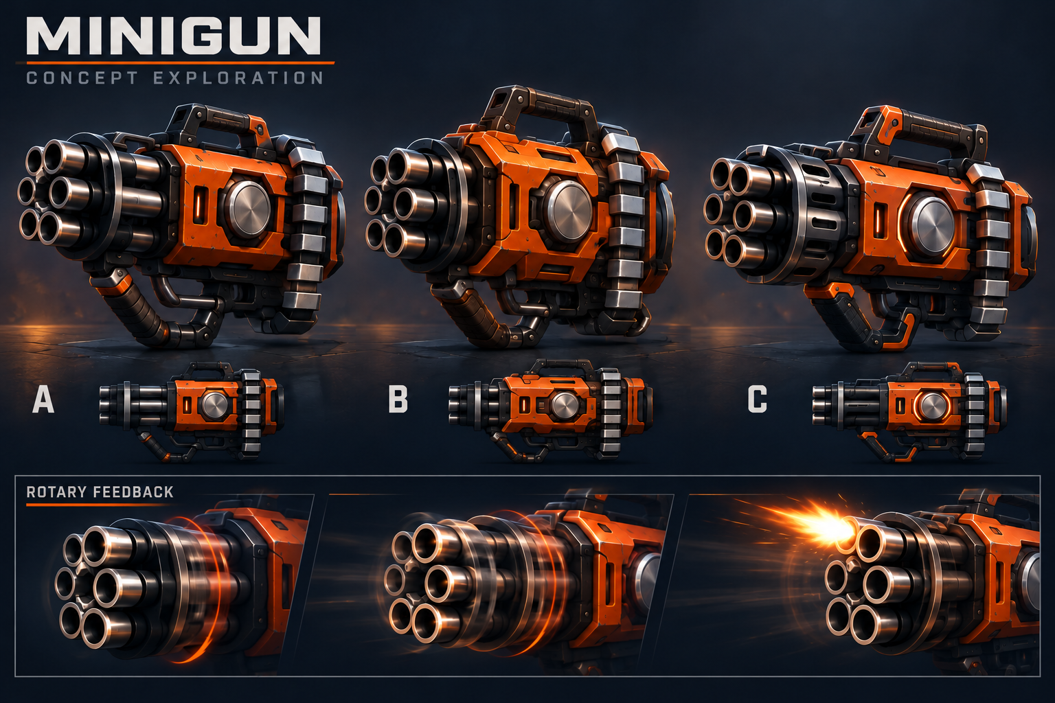 Minigun concept directions