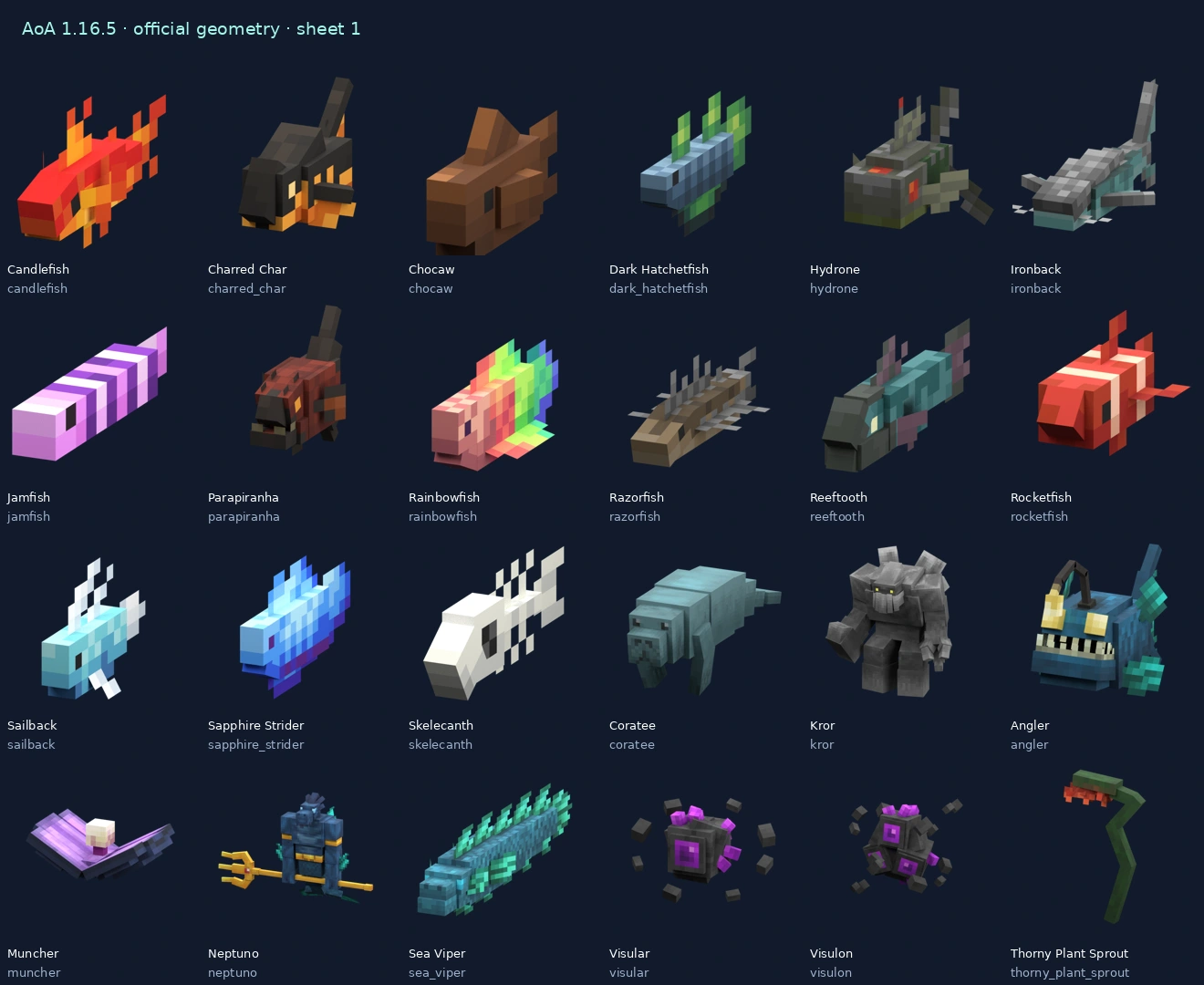 Named 1.16.5 geometry sheet 1