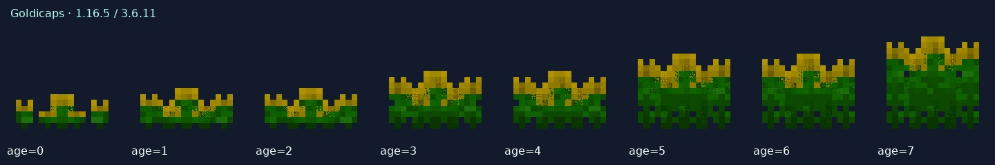 Goldicaps — 1.16.5 age states