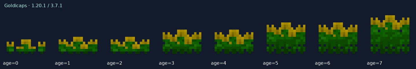 Goldicaps — 1.20.1 age states