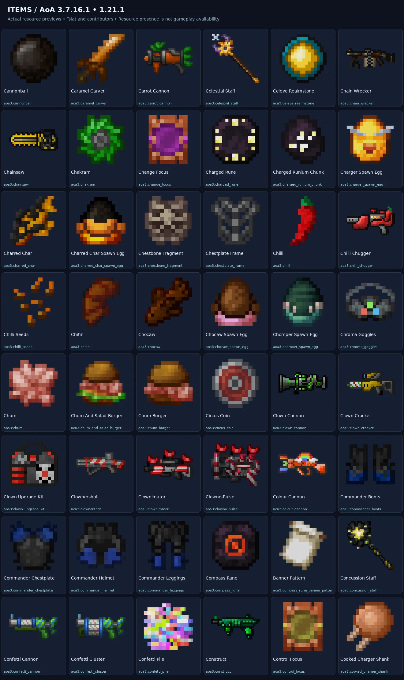 Named items previews — 1.21.1-item-sheet-04.webp