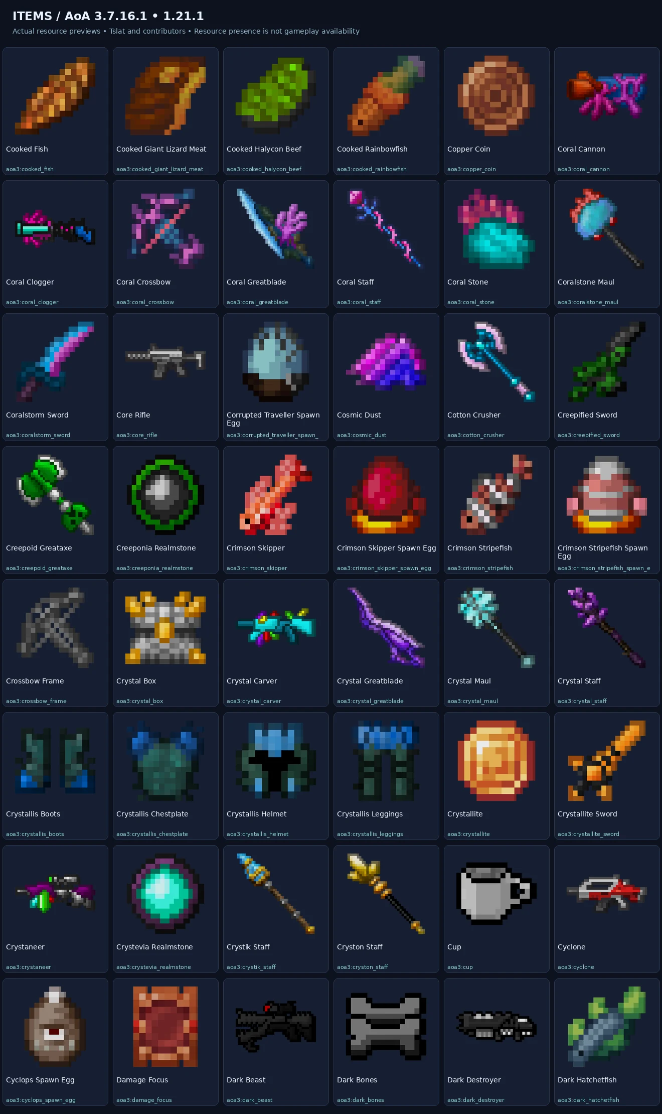 Named items previews — 1.21.1-item-sheet-05.webp