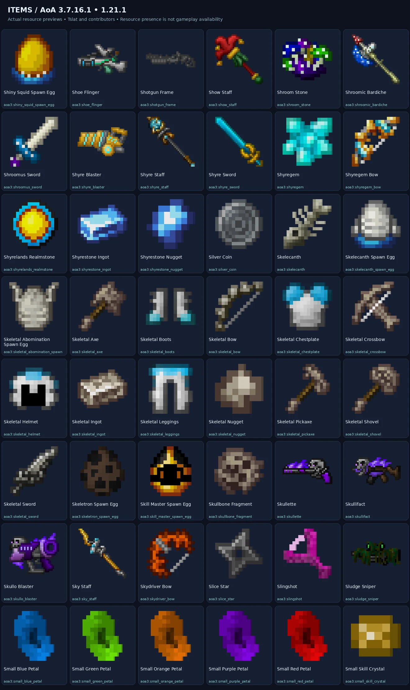 Named items previews — 1.21.1-item-sheet-20.webp