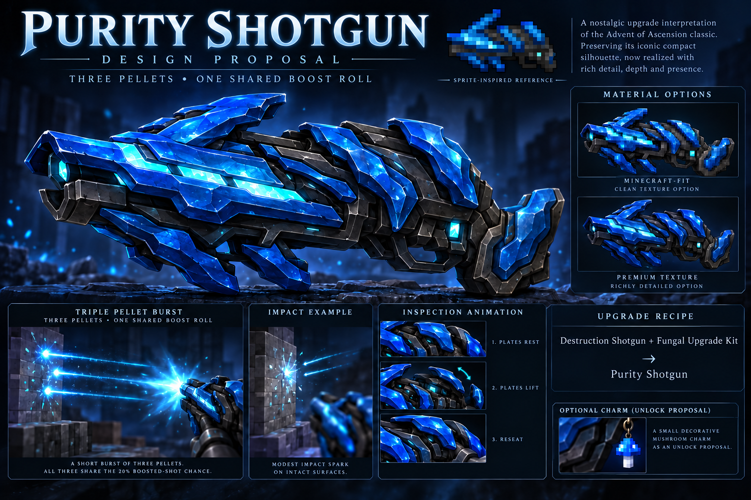 Purity Shotgun concept, not in-game