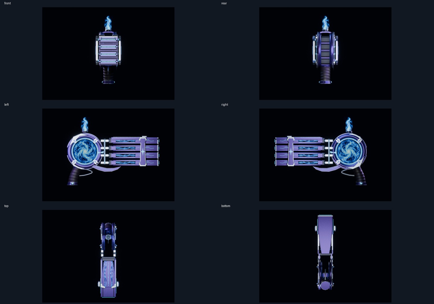 Six actual views of the v31 model
