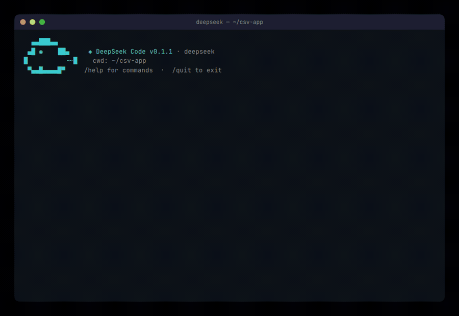 DeepSeek Code demo