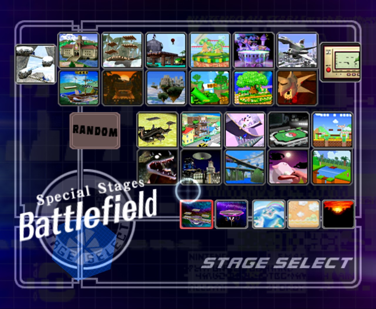 Stage select