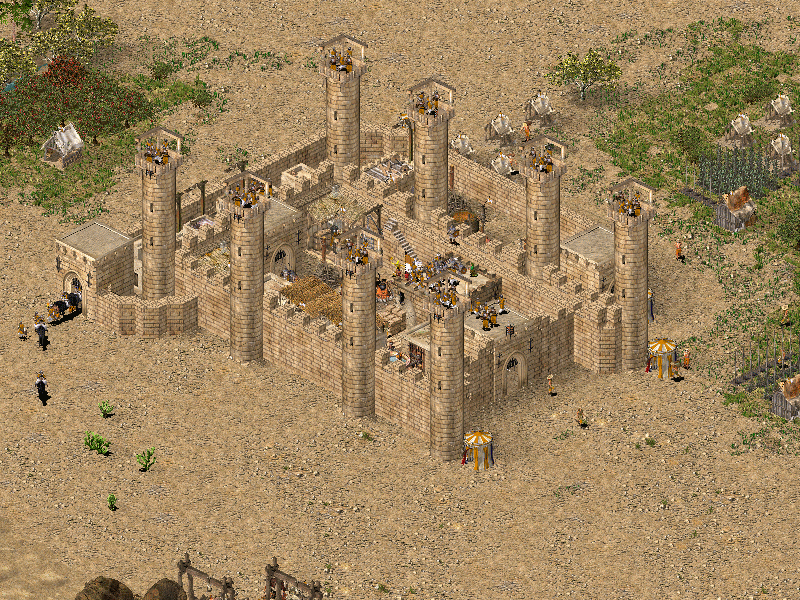 Screenshot of the new Caliph's castle