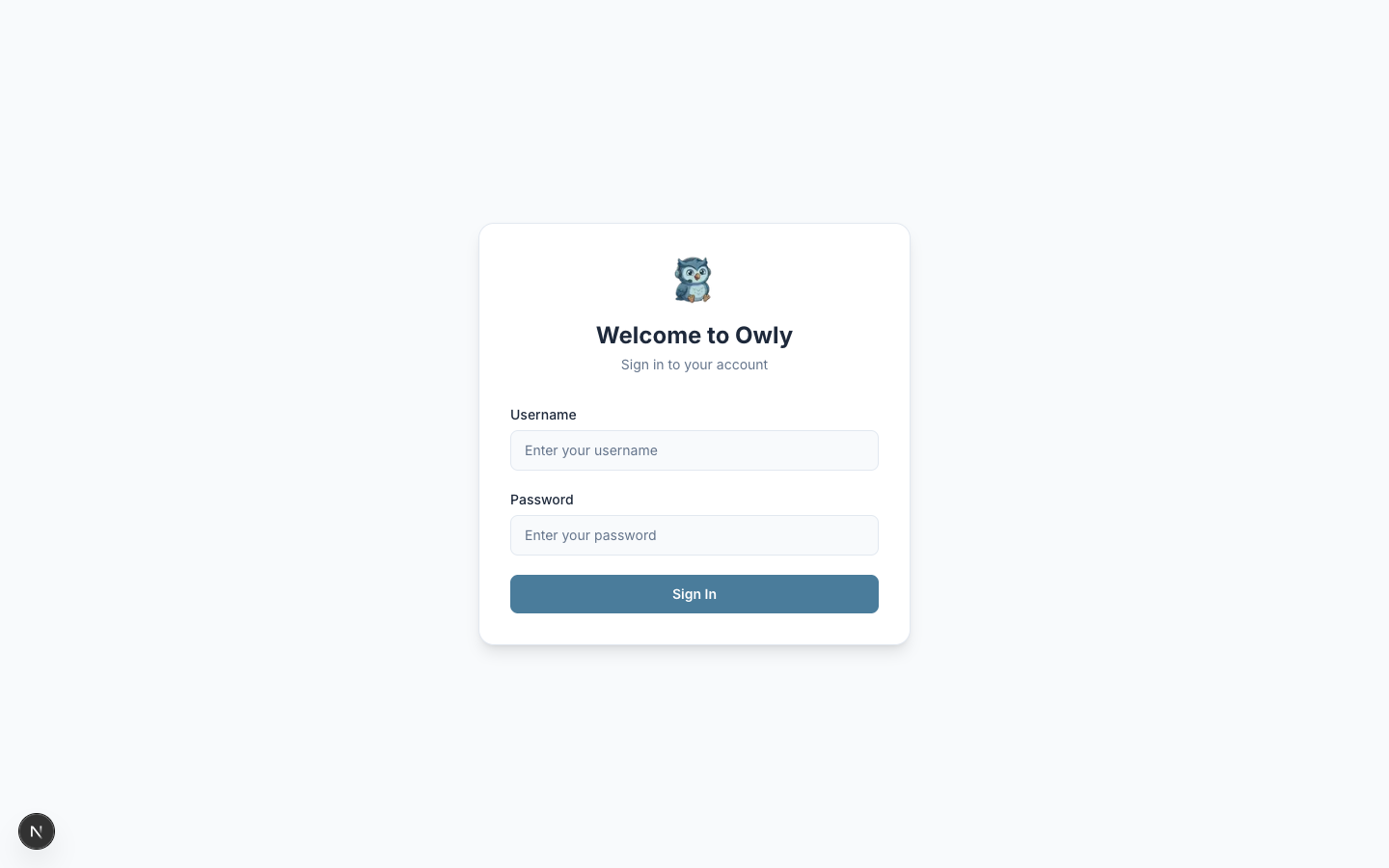 Login Page