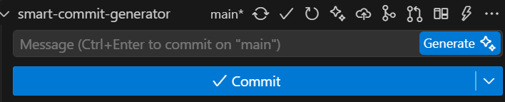 Smart Git Source Control Toolbar