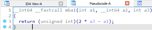 mba1 pseudocode optimized