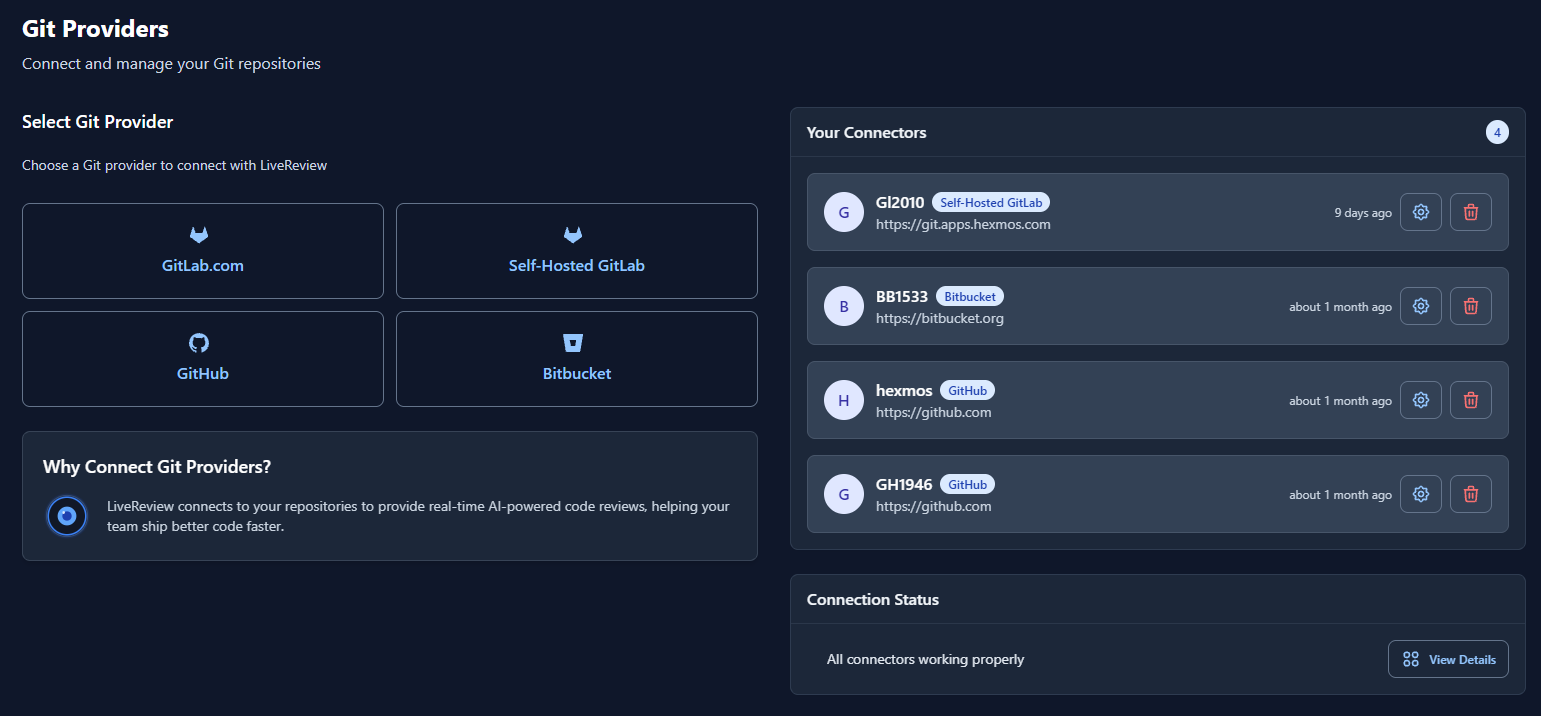 Git Provider Integration