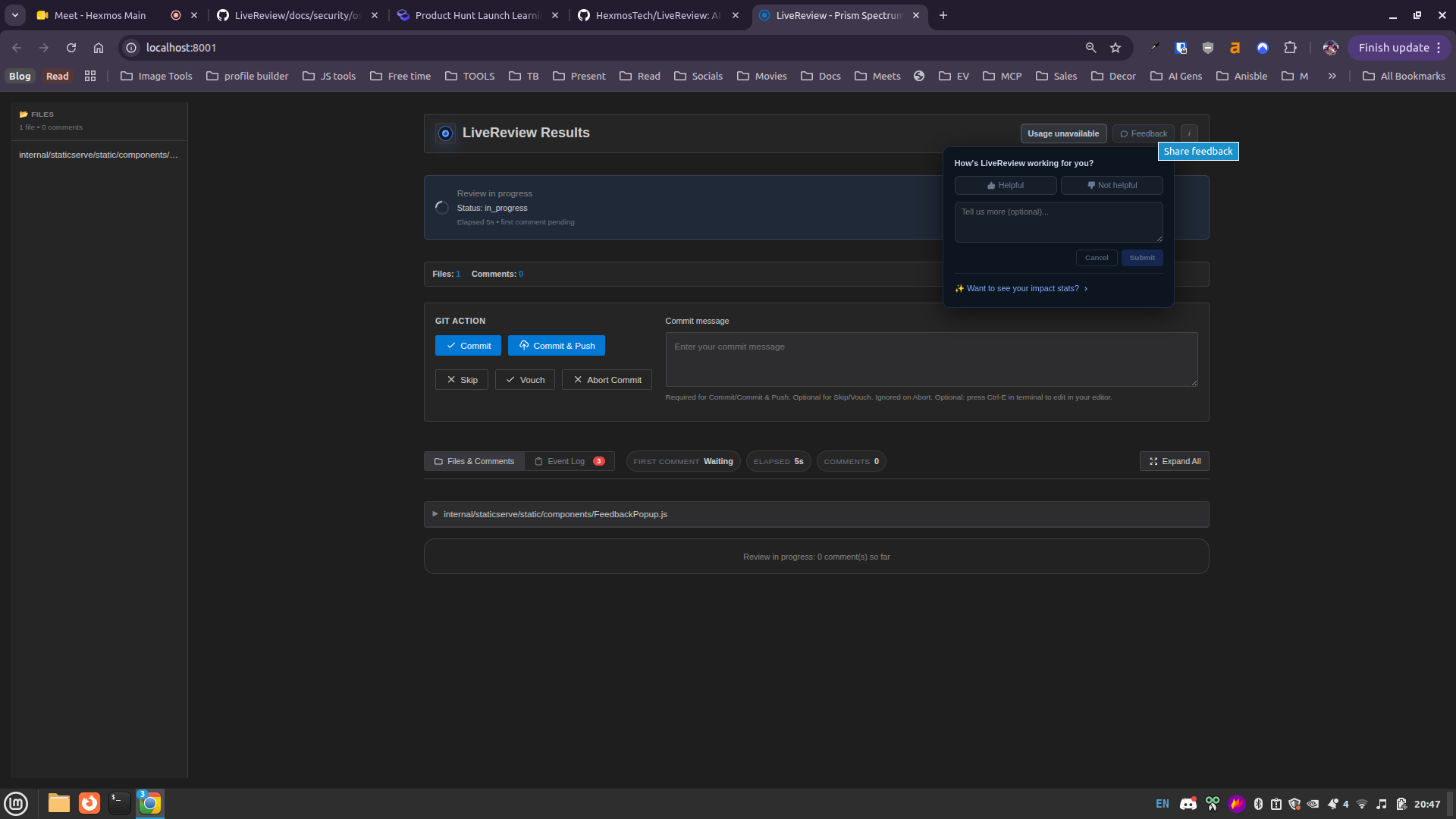 general feedback