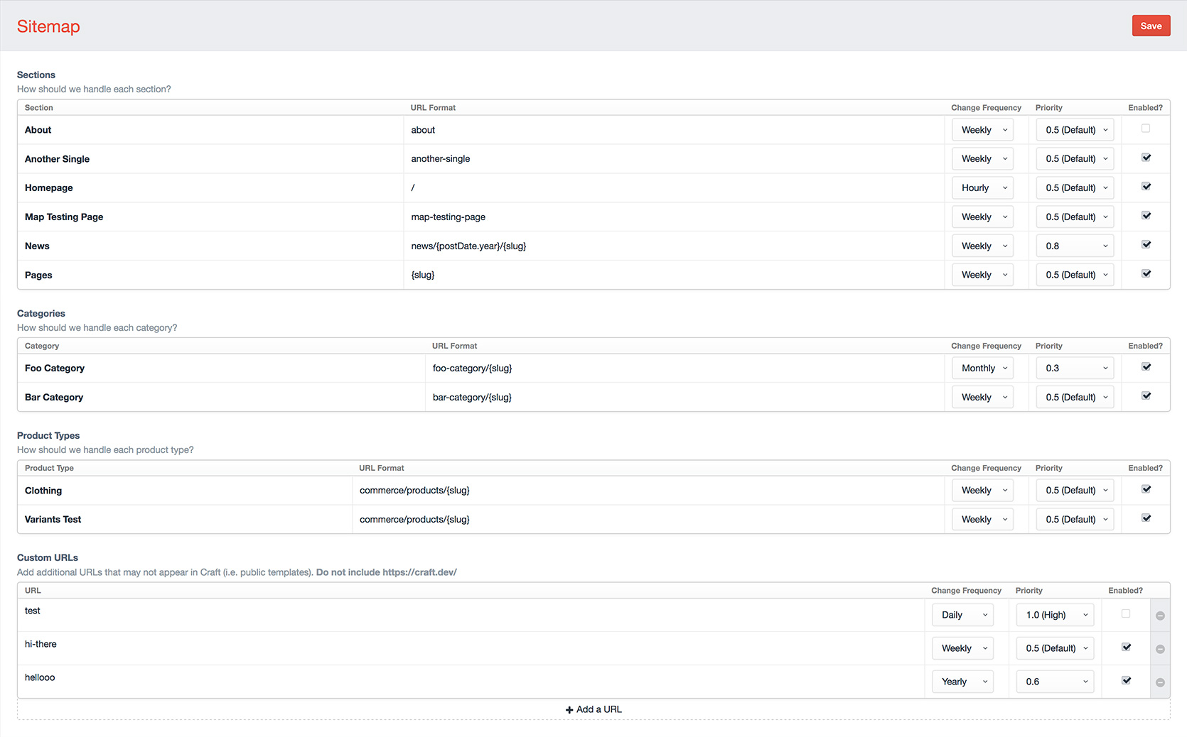 SEO Sitemap