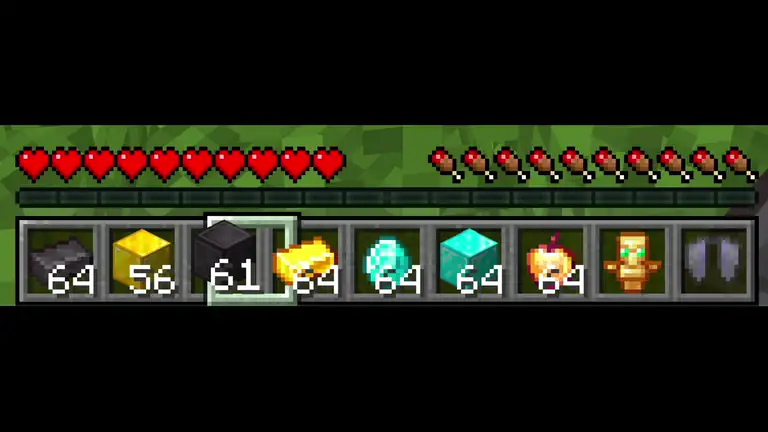 The hotbar selector moving smoothly between item slots