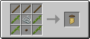 Crafting recipe for bamboo chimes