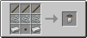 Crafting recipe for iron chimes