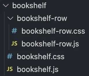 Bookshelf Component Directory Screenshot