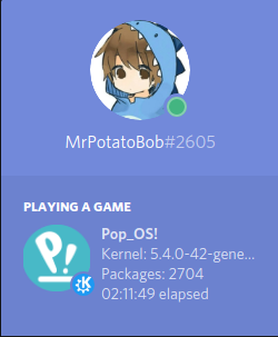 popos with kde
